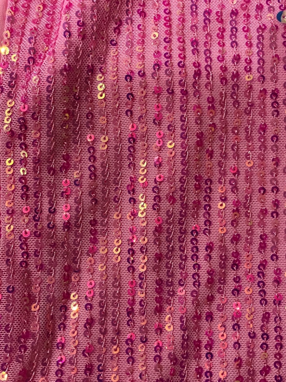 Pink Sequin Mini Dress - Picture 8 of 9